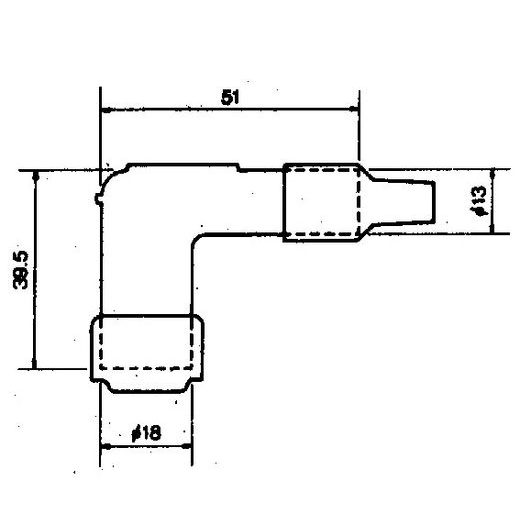 Zündkerzenendstück NGK LB05EZ