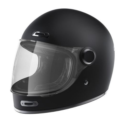Full face helmet STORMER HISTORY SOLID schwarz matt XL