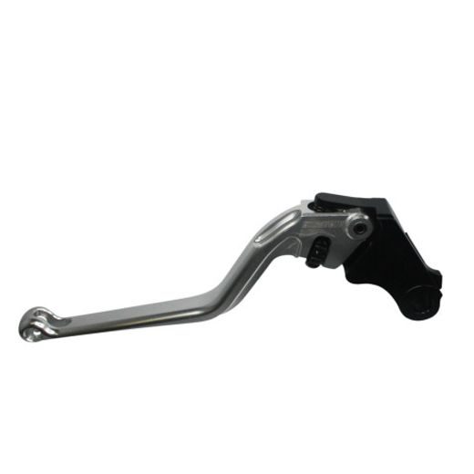 Clutch Lever ACCOSSATO fixed CNC-worked aluminium, silver