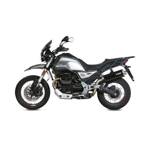 Auspuffendstück STORM OVAL M.013.LX2B Edelstahl schwarz