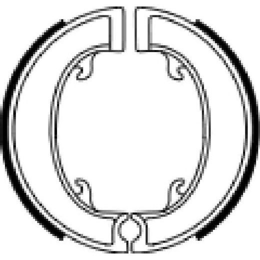 Bremsbacken FERODO 225129215