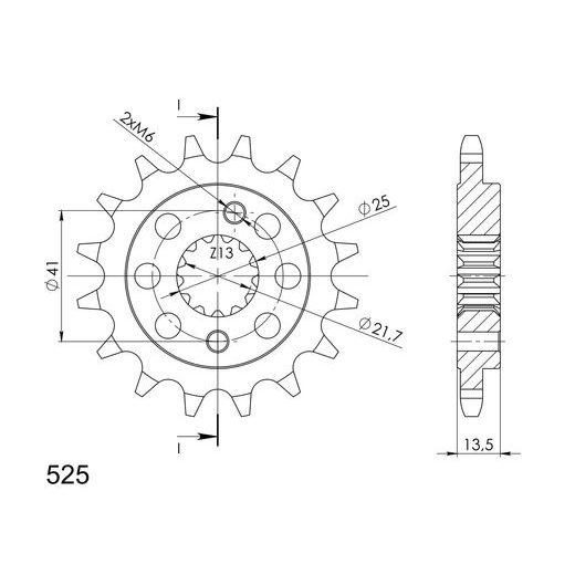 Ritzel SUPERSPROX CST-296:16 16T, 525