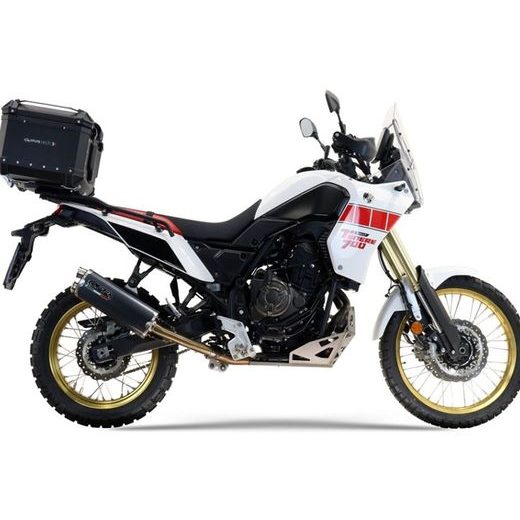 Slip-on exhaust GPR DUAL POPPY E5.Y.232.1.DUAL.PO Brushed Stainless steel including removable db killer and link pipe