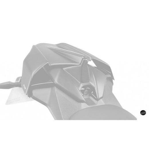 Rear seat cowls PUIG 21569C carbon look