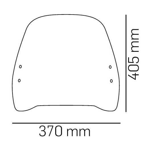 Windschirm PUIG URBAN 21188H getönt