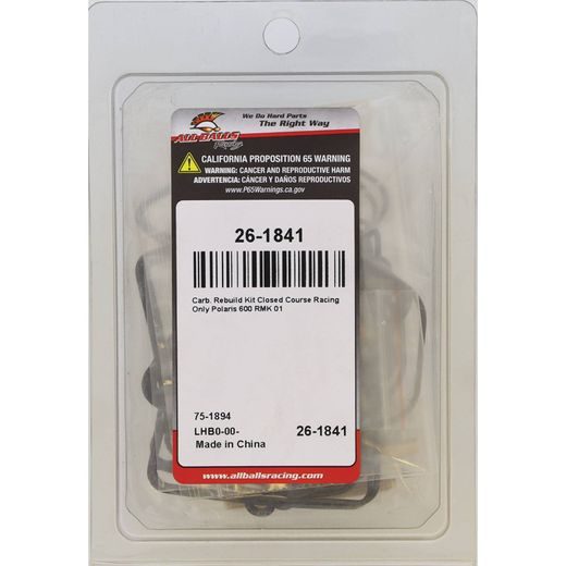 Carburetor Rebuild Kit All Balls Racing CARK26-1841