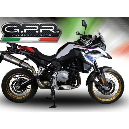 Slip-on exhaust GPR NEW GRAND PRIX EVO TITANIUM E4.BMW.94.GPAN.TO Brushed Titanium including removable db killer and link pipe