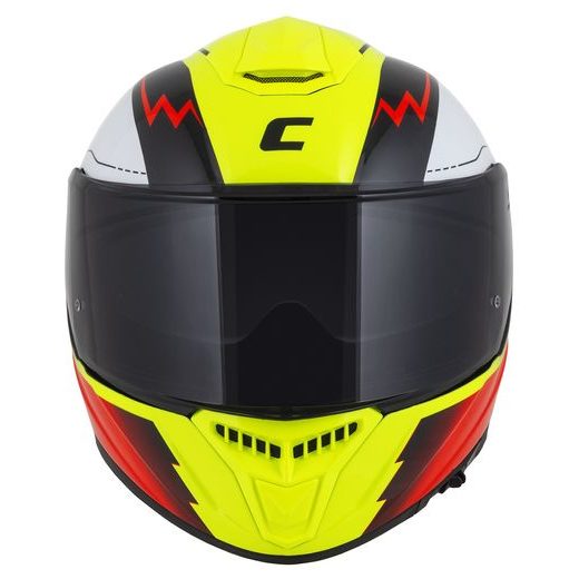Full face helmet CASSIDA Integral GT 2.1 Flash fluo yellow/ fluo red/ black/ white 2XL