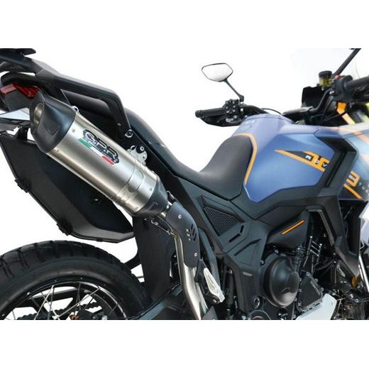 Slip-on exhaust GPR FURORE-X TITANIO Z.19.FUXTIT Brushed Titanium including removable db killer and link pipe