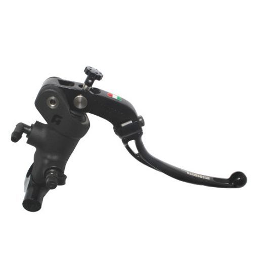 Radial brake master cylinder ACCOSSATO 19 x 19 with folding lever,black