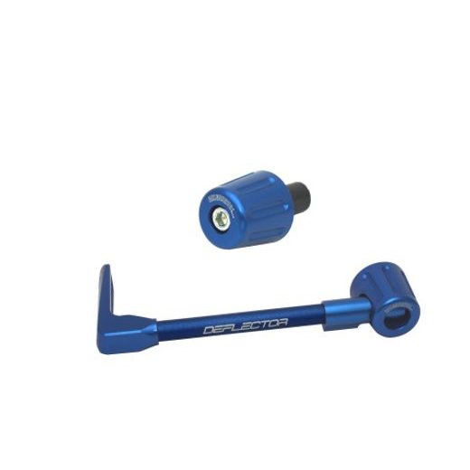 Lever guard ACCOSSATO with blue hose and joint left, aluminium