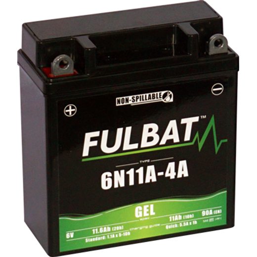 Gel-Batterie FULBAT 6N11A-4A GEL