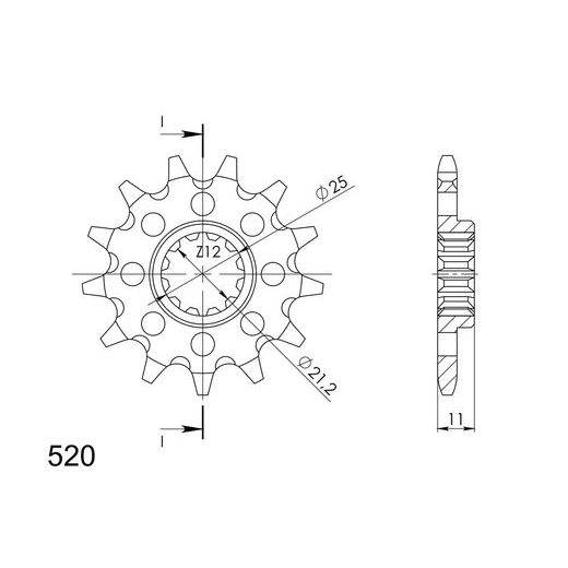 Ritzel SUPERSPROX CST-824:14 14T, 520
