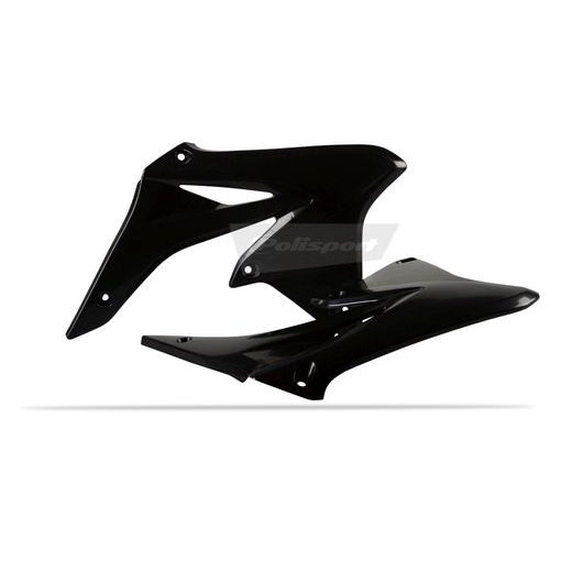 Radiator scoops POLISPORT 8413600002 (pair) schwarz