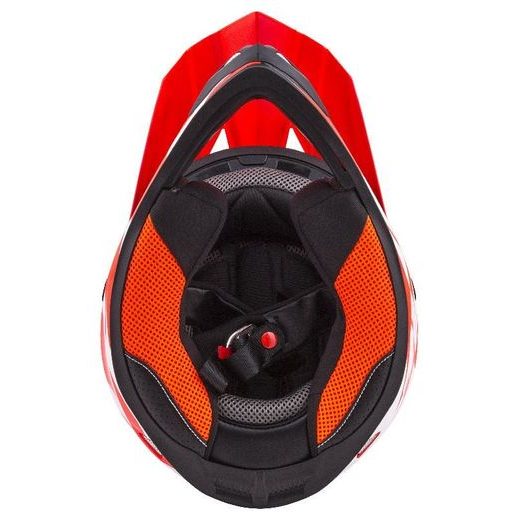 Motocross Helmet CASSIDA CROSS CUP JUNIOR orange fluo / white / black / grey