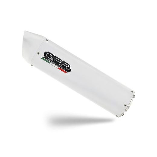 Bolt-on silencer GPR ALBUS HY.3.ALB White glossy including removable db killer