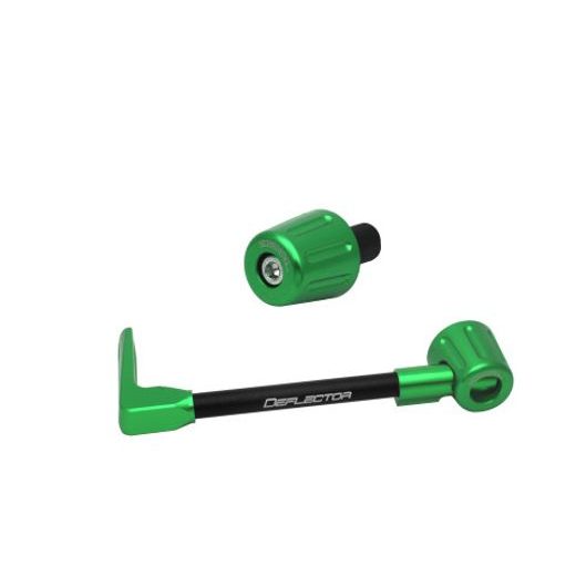 Lever guard ACCOSSATO with black hose and joint left, aluminium