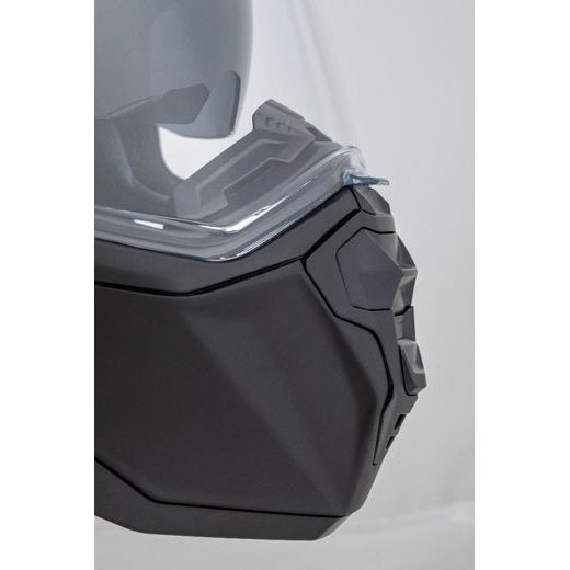 Motocross Helmet CASSIDA ROAD RUNNER DUAL black matt/ dark grey/ black matt peak M