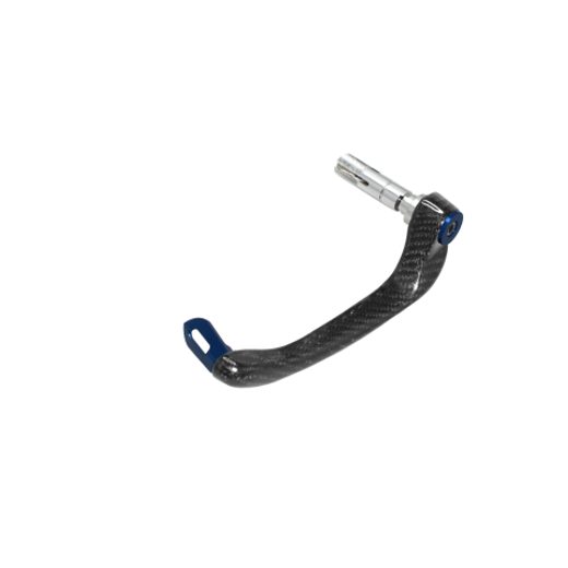 Lever guard ACCOSSATO with blue eyelet and insert left, carbon