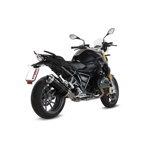 Auspuffendstück STORM OVAL B.026.LX2B Steel black