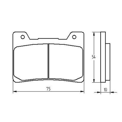 Bremsbeläge ACCOSSATO AGPA200 EV1
