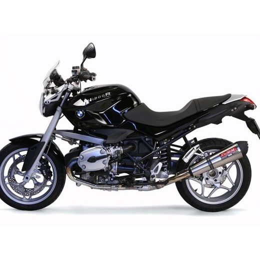 Slip-on exhaust GPR NEW GRAND PRIX EVO TITANIUM BMW.48.GPAN.TO Brushed Titanium including removable db killer and link pipe