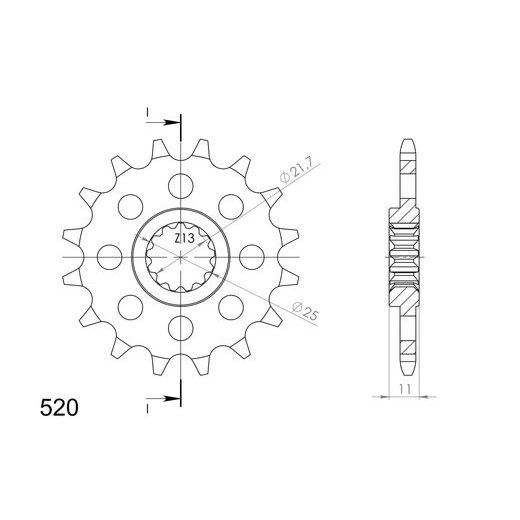 Ritzel SUPERSPROX CST-1581:15 15T, 520