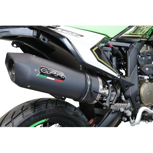 Slip-on exhaust GPR FURORE NERO KT.60.RACE.FUNE Matte Black including link pipe