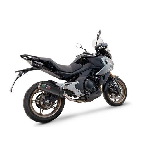 Slip-on exhaust GPR M3 CF.4.1.CAT.M3.BT Matte Black including removable db killer, link pipe and catalyst