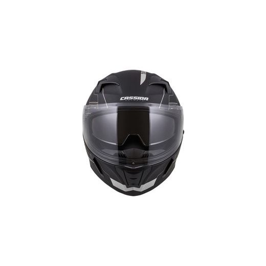 Full face helmet CASSIDA INTEGRAL 3.0 TURBOHEAD black matt/ silver (alloy) XS