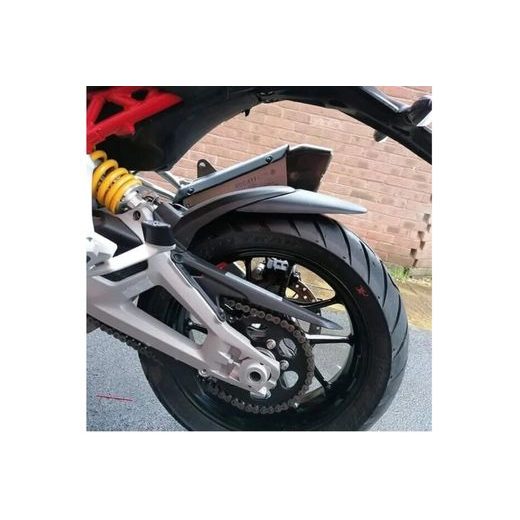 Rear fender extension PUIG 21256J schwarz matt
