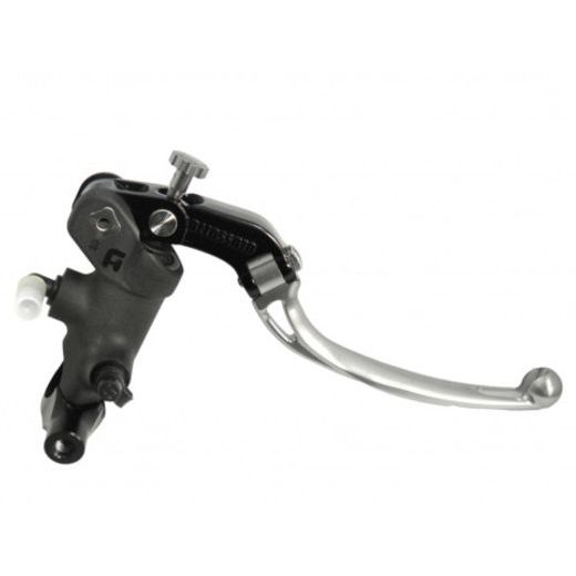 Radial brake master cylinder ACCOSSATO 19 x 17-18-19 with folding lever,silver
