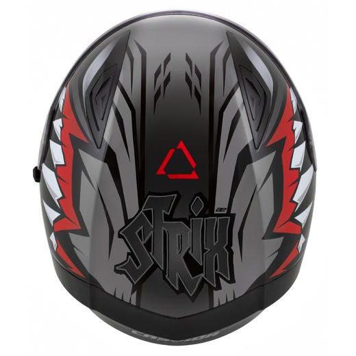 Full face helmet CASSIDA Orbit Strix red, gray, white, black L