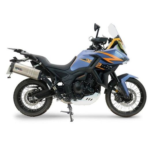 Slip-on exhaust GPR HYPER SONIC BLACK TITANIUM Z.19.1.HYSOBLK Matte Black including removable db killer and link pipe