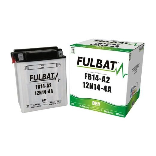 Konventionelle Motorradbatterie (mit Säurepackung) FULBAT 12N14-4A