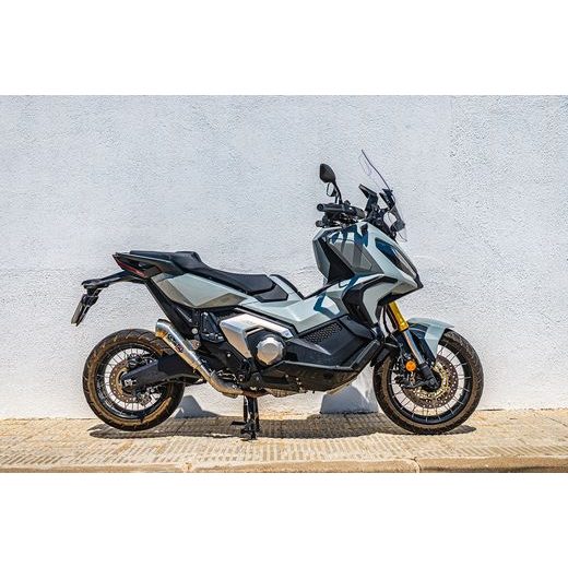 Slip-on exhaust GPR POWERCONE EVO E4.H.245.PCEV Brushed Stainless steel including removable db killer and link pipe