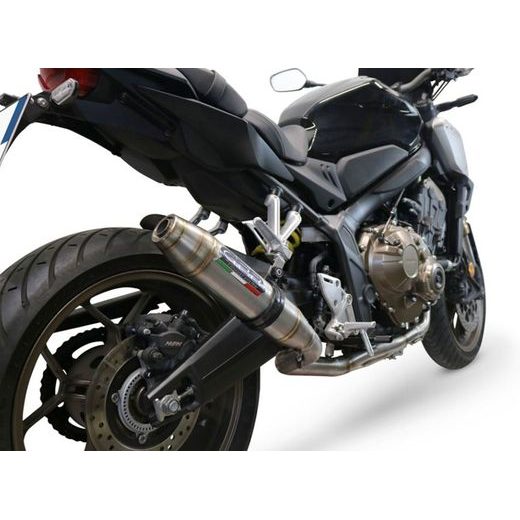 Auspuff komplett GPR DEEPTONE INOX CO.H.260.7.RACEDB.DE Brushed Stainless steel including removable db killer