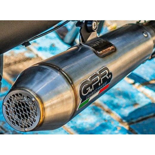 Auspuff komplett GPR ULTRACONE URAL.17.FS.RACE.ULTRA Brushed Stainless steel including link pipe