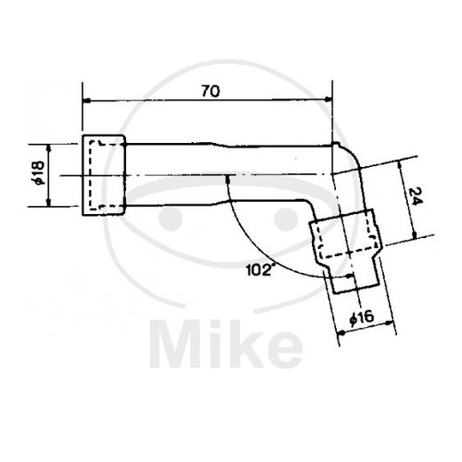Zündkerzenendstück NGK XB01F