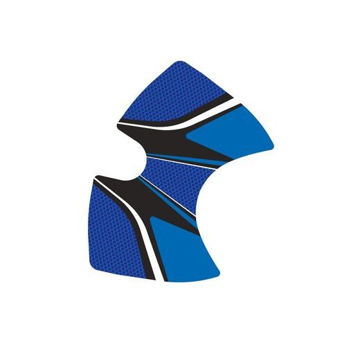 Yoke protector PUIG RADIKAL 3650A blau