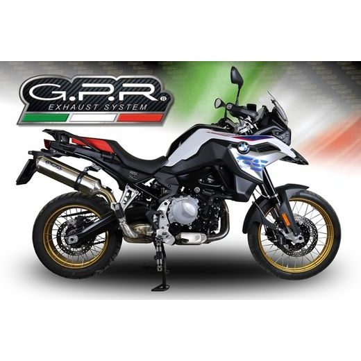 Slip-on exhaust GPR SATINOX E5.BM.94.SAT Brushed Stainless steel including removable db killer and link pipe