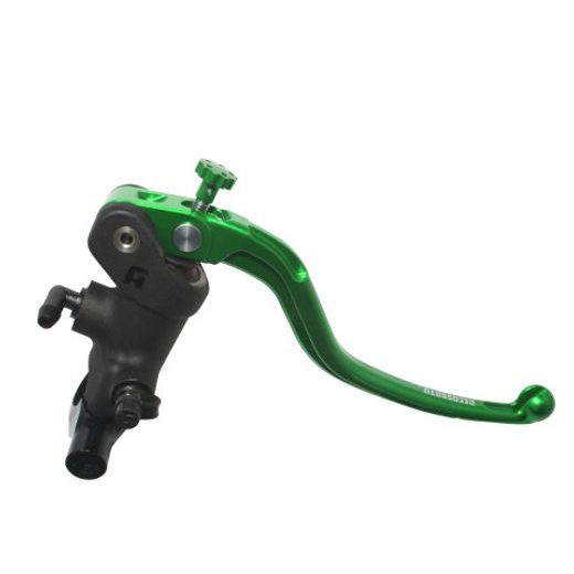 Radial brake master cylinder ACCOSSATO 19 x 20 with fixed lever,green