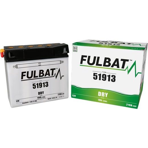 Konventionelle Motorradbatterie (mit Säurepackung) FULBAT 51913 Acid pack included