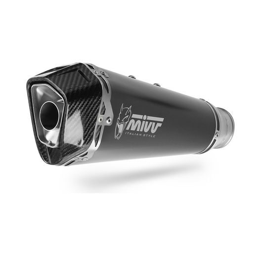 Full exhaust system 3x1 MIVV DELTA RACE T.029.LDRB schwarz