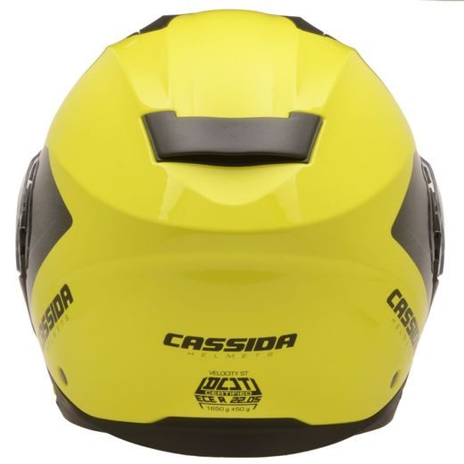 Full face helmet CASSIDA VELOCITY ST 2.1 yellow fluo / black M
