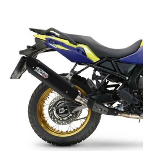 Slip-on exhaust GPR FURORE-X TITANIO NERO E5.S.207.7.FUXTITBL Titanium Matte Black including removable db killer and link pipe