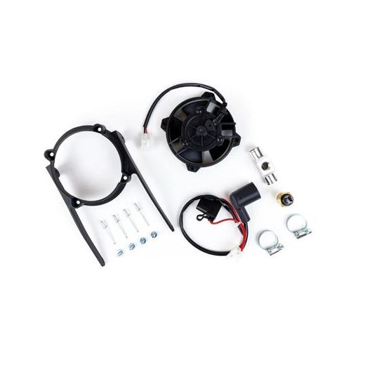 Radiator cooling fan and mounting kit SPAL EP-RFS-PLK04/16-TE2T with thermoswitch