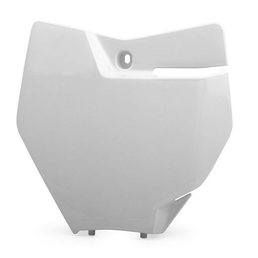 Number plate POLISPORT 8664900002 weiß