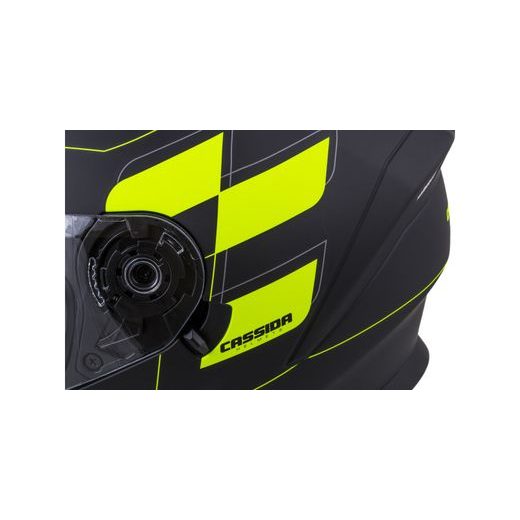 Full face helmet CASSIDA INTEGRAL 3.0 ROXOR yellow fluo matt/ white/ black/ grey L