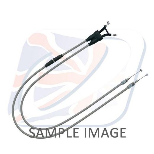 Throttle cables (pair) Venhill T01-4-139-GY featherlight grau